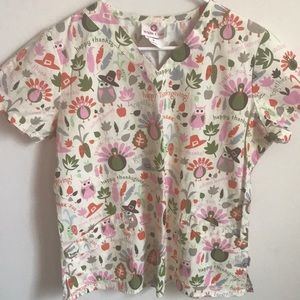 Thanksgiving scrub top